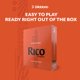 thumbnail image 4 of Cañas para clarinete bajo D'Addario Woodwinds Rico REA1020 2.0, paquete de 10, 4 of 5