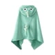 thumbnail image 2 of Albornoz Para Niños Pequeños Con Capucha Traje De Dormir Ligero Toalla De Baño Transpirable Para Niños Verde, 2 of 5