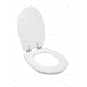 thumbnail image 4 of Asiento Tapa WC Elongado De Madera Con bisagras Metalica y Cierre Sueve Modelo Hessen Marca Taumm, 4 of 8