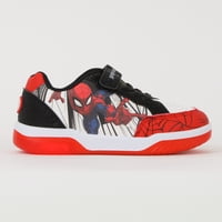 Zapatillas Con Luces Niño Rojo Volando Spiderman Marvel