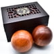 thumbnail image 1 of Baoding Balls BCQLI Rosewood, 5 cm, ejercicio de salud chino, 1 of 9