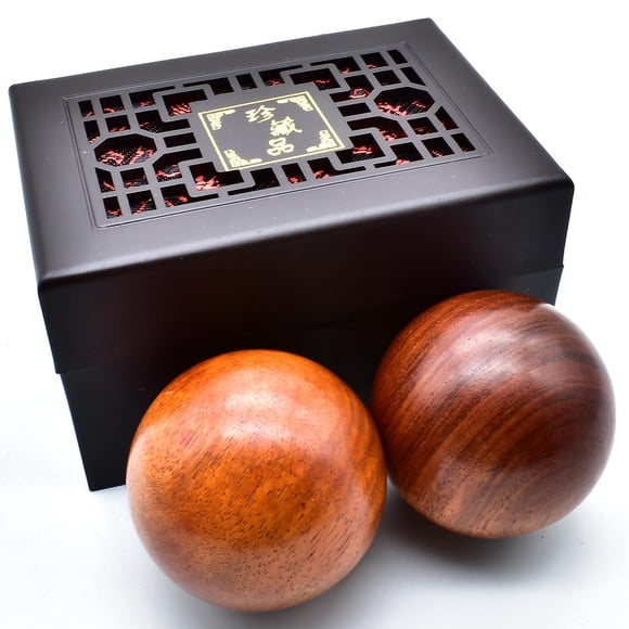 Baoding Balls BCQLI Rosewood, 5 cm, ejercicio de salud chino