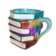 thumbnail image 3 of Taza De Libro Pintado, Novedosa Taza De Café Con Libros Pintados En 3D, Estilo Apilable único A, 3 of 5