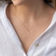 thumbnail image 5 of Collar MONOZO Cruz Bañada en Oro de 41+5 cm para Mujer, 5 of 7