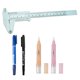 thumbnail image 4 of Kit De Calibrador De Regla De Maquillaje Permanente Para Rotulador De Tatuaje De Cejas 1 #, 4 of 5