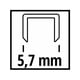 thumbnail image 2 of Corchetes 5,7x19mm - 3.000 Und Engrapadora Einhell gris, 2 of 3