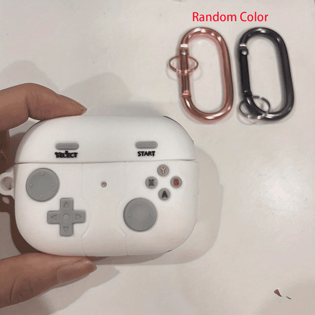 New Arrival Cool Earphone Case For Boys Retro Game Console Gamepad Design Protector Cover With Keychain Silicone Earphone Case For Airpods Pro 2 For Airpods 3 2 1, Good Quality And Durable Earphone C