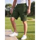thumbnail image 4 of INSPIRE CHIC Pantalones Cortos de Carga de Verano para Hombre para Senderismo al Aire Libre y Golf para un Estilo de Vida Activo L Verde Oliva, 4 of 5