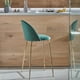 thumbnail image 2 of Pack 2 Taburetes Maya Velvet 66 cm Verde | Estilo Elegante y Cómodo, 2 of 6