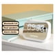 thumbnail image 2 of Parlante Radio Despertador LED Efecto Espejo Blanco TS13W, 2 of 4