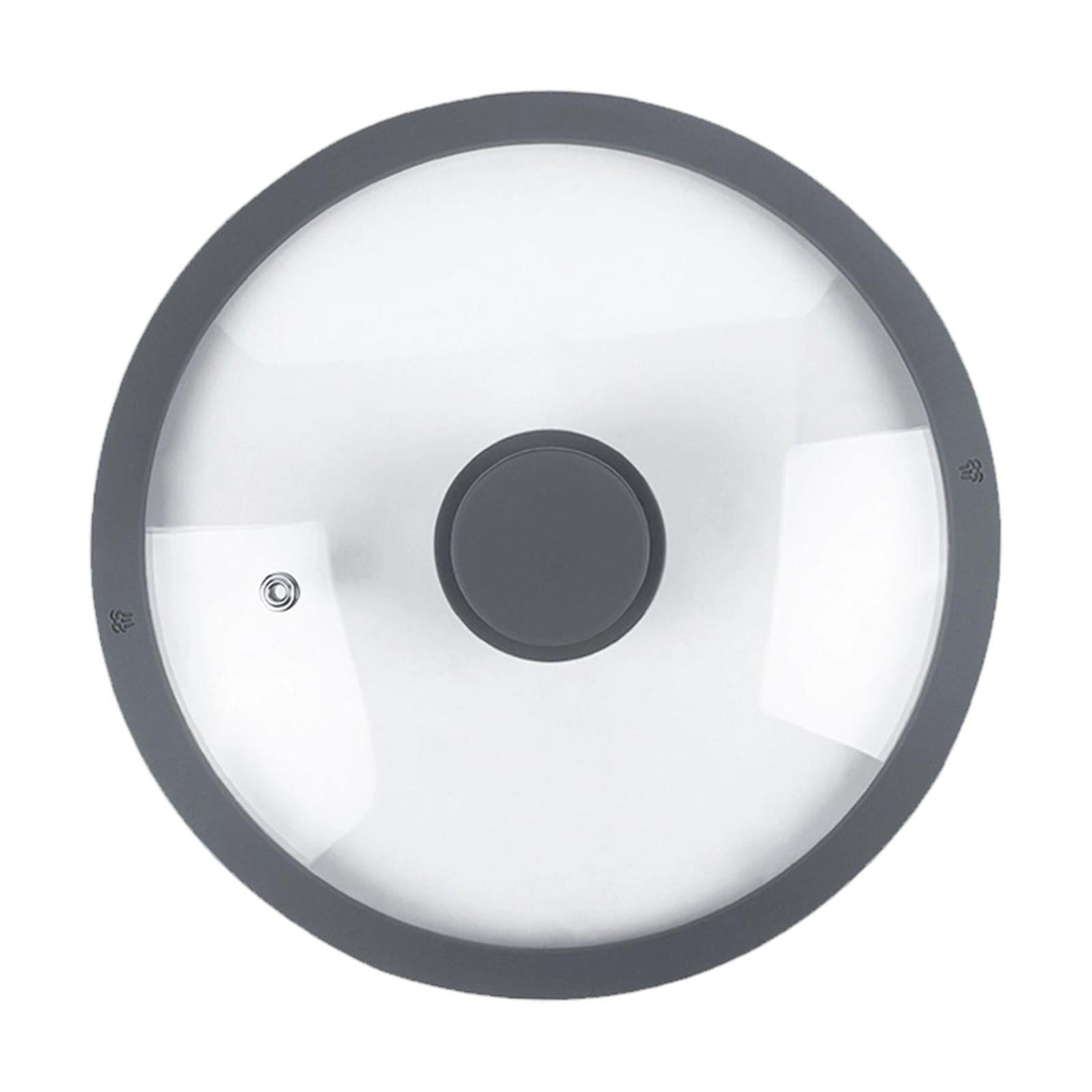 Bothyi - Tapa Universal De Silicona Para Sartenes, Ollas Para Cocinar Papas Fritas Y Mariscos, 24 Cm, Gris