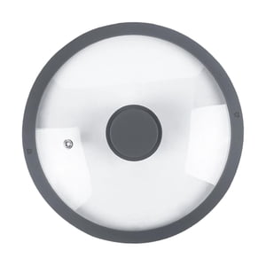 Bothyi - Tapa Universal De Silicona Para Sartenes, Ollas Para Cocinar Papas Fritas Y Mariscos, 24 Cm, Gris