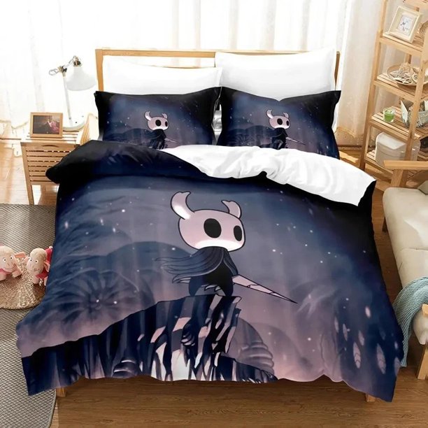 Game Hollow Knight Bedding Set Duvet Cover Bed Set Quilt Cover Pillowcase Comforter Size Boys Adult Bed Sheets