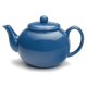 thumbnail image 1 of Tetera RSVP International Stoneware de 1,25 L, color azul claro, 1 of 6