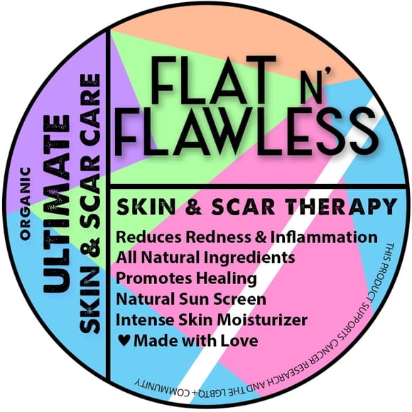 Crema Cream Flat N' Flawless Ultimate para el cuidado de la piel y las cicatrices