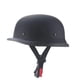 thumbnail image 1 of Motorcycle Half Casco para adultos de cara abierta cómoda diseño retro de casco de ciclismo de estilo alemán para helicóptero de scooter de crucero Negro mate, 1 of 5