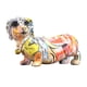 thumbnail image 1 of Adorno De Estatua De Perro Animal De Resina Moderno Para Sala De Estar Estantería Mesita De Noche Naranja, 1 of 3