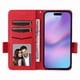 thumbnail image 4 of Funda Cartera para iPhone Air Tapa Flip con Ranuras y Soporte Rojo, 4 of 5