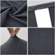 thumbnail image 3 of Funda elástica de jacquard para banco de comedor - Funda extraíble y antipolvo, 3 of 6