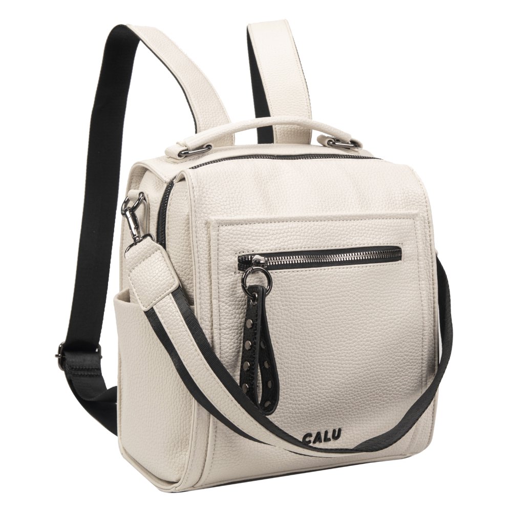 Calu Bags - Mochila Eleanor Mediana Beige Calu