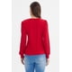thumbnail image 3 of Polera Mujer Globo Escote Cuadrado Rojo, 3 of 4