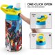 thumbnail image 4 of Gurren Lagann Botella de Agua con Tapa Pop Top de Un Toque, Acero Inoxidable, a Prueba de Fugas, para Deportes, Botella Infantil azul 12 oz, 4 of 6