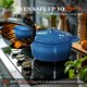thumbnail image 5 of Libro de cocina Dutch Oven Overmont de hierro fundido esmaltado de 7 litros con tapa, azul, 5 of 8
