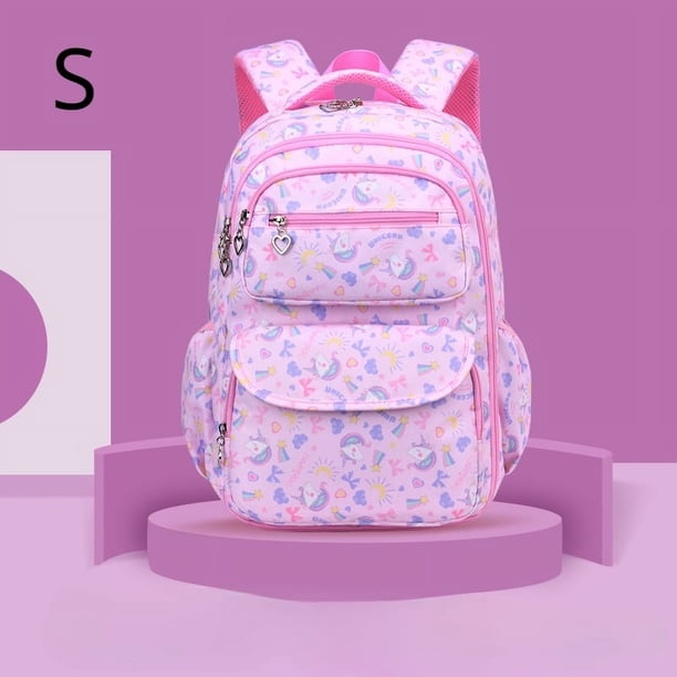 Primary School Students Backpack, Lightweight Cartoon Schoolbag, Large Capacity Bookbag With Pencil Pockets