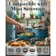 thumbnail image 3 of Juego de Cocina Cook N Home 10 Piezas Turquesa Antiadherente, 3 of 6