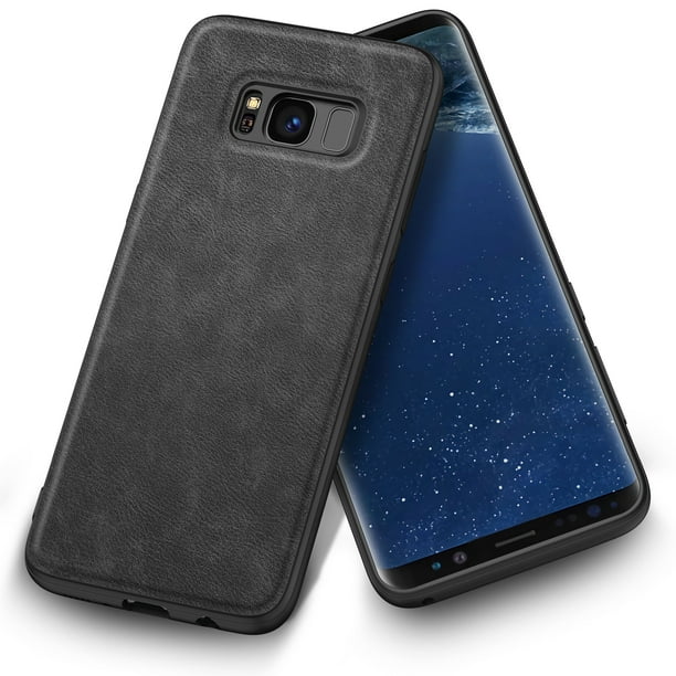For Samsung Galaxy S8 Plus S8 Retro, Anti-fingerprint, Drop-proof Phone Case Leather Case