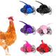 thumbnail image 1 of 6 sombreros de pollo para gallinas, mascotas pequeñas, divertidos accesorios de pollo, sombrero de copa de plumas con elástico ajustable., 1 of 6