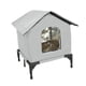 thumbnail image 1 of Casa Para Gatos Portátil E Impermeable Para Exteriores, Ideal Para El Patio Exterior En Invierno, Talla M, Color Gris, 1 of 5