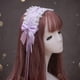 thumbnail image 4 of Tocado de sirvienta, accesorios para el cabello de encaje, lindas diademas, horquilla dulce, 4 of 5
