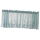 thumbnail image 2 of Cortina De Gasa Con Encaje Bordado Para Ventana, Cenefa Transparente, Color Azul, 130x41cm, 2 of 5