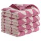 thumbnail image 1 of REGALWOVEN Toallas de Mano de Algodón, Toalla de Mano Decorativa Suave y Absorbente Geométrica para Baño, Mano, Cara, Gimnasio, Spa Rosa 4 Piezas, 1 of 7