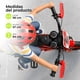 thumbnail image 3 of Bicicleta Aro12 Bicimoto Con Ruedas Estabilizadoras Infantil Roja, 3 of 5