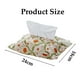 thumbnail image 4 of Caja de pañuelos multiusos para sala de estar, dormitorio y hogar retro, con patrón de caja de papel, caja de papel de tela para coche, 4 of 5