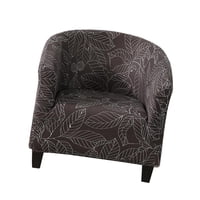 Magideal - Fundas Para Sillas De Bañera De Suave, Funda Para Sillón, Decoración Extraíble Para El Hogar, Protector De Muebles, Funda Lavable Para Sill , Marrón Marrón B