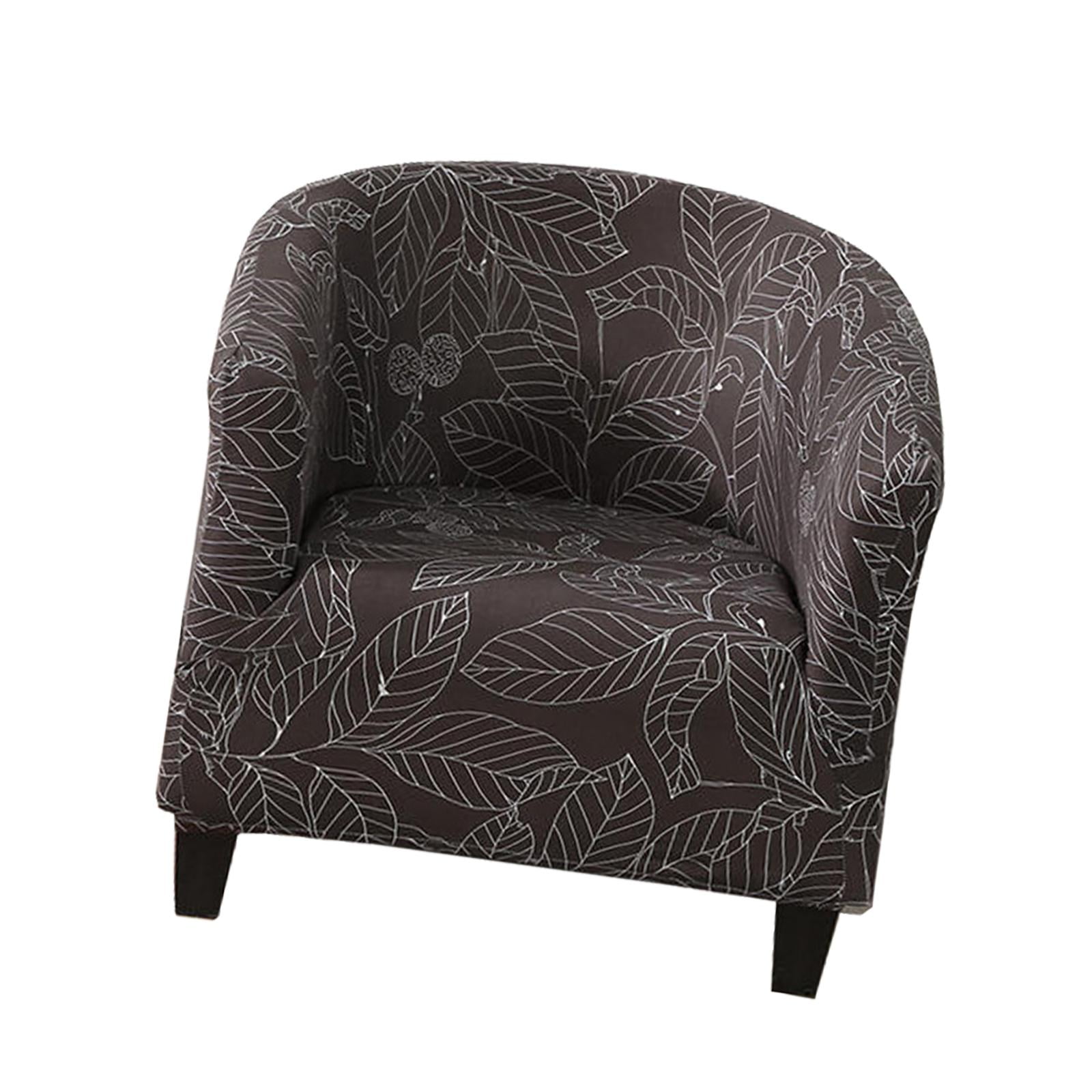 Magideal - Fundas Para Sillas De Bañera De Suave, Funda Para Sillón, Decoración Extraíble Para El Hogar, Protector De Muebles, Funda Lavable Para Sill , Marrón Marrón B