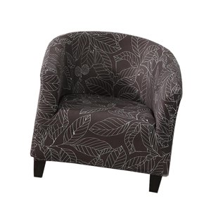 Magideal - Fundas Para Sillas De Bañera De Suave, Funda Para Sillón, Decoración Extraíble Para El Hogar, Protector De Muebles, Funda Lavable Para Sill , Marrón Marrón B