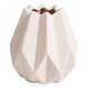 thumbnail image 1 of Flores Florero De Cerámica Decoración Del Hogar Planta Flores Florero Geométrico Blanco Cremoso, 1 of 5