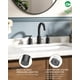 thumbnail image 2 of Grifo de baño FORIOUS de 8 pulgadas, color negro mate generalizado, 2 of 9