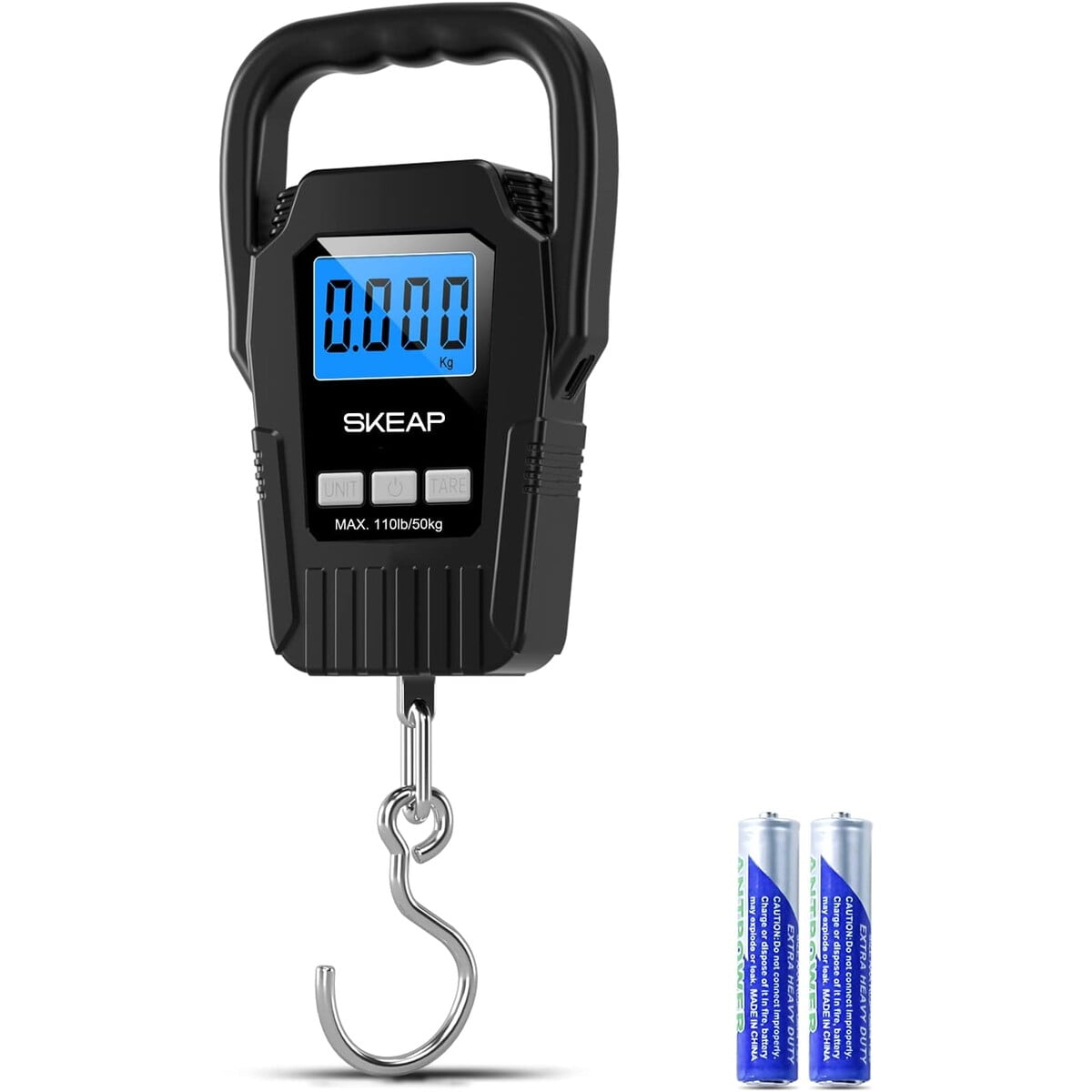 Balanza Digital Skeap 50kg 110lb Gancho Pesca Lcd