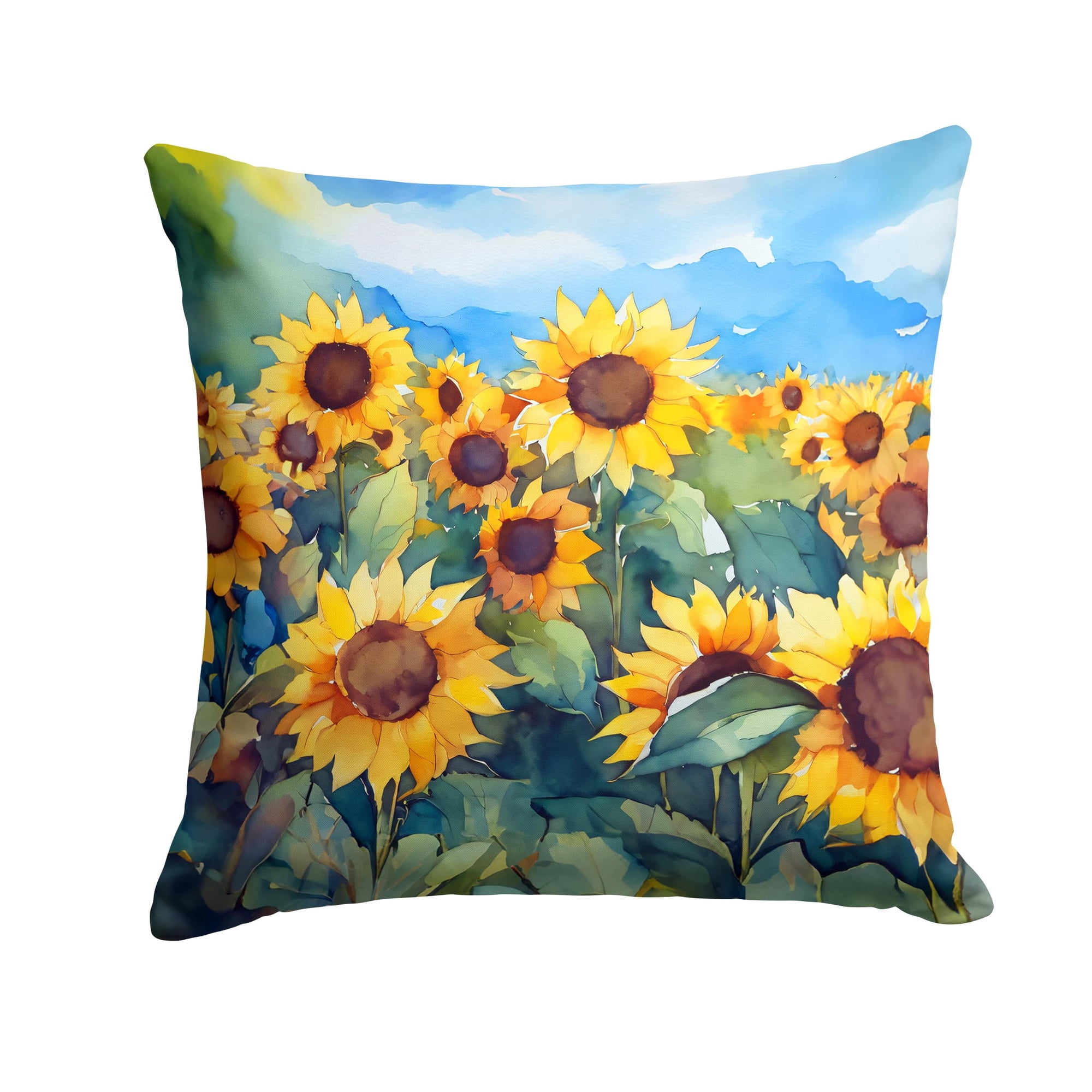 Carolines Treasures - Cojín Con Girasoles En Acuarela