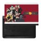 thumbnail image 1 of Soul Eater Porta Pasaporte y Cartera de Viaje Premium de Cuero PU, Funda de Pasaporte Bloqueo RFID con Ranuras para Tarjetas de Crédito, Estuche para Libro de Pasaporte para Familia 10cm × 15cm, 1 of 6