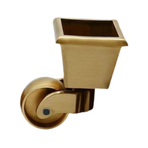 Ioensy - Ruedas Para Muebles, Patas Para Sillas De Mesa Vintage, Ruedas De Latón Macizo, Estilo C