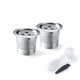 thumbnail image 1 of Cápsulas de café reutilizables K-Cups para cafetera Ninja Dual Brew, filtros de café compatibles con la máquina Ninja CFP201 CFP301 Dual Brew Pro (paquete de 2), 1 of 5