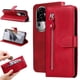 thumbnail image 1 of Funda con Cremallera para OPPO Reno 10/10 Pro 5G, Carcasa Cartera de Cuero PU con Soporte y Tarjetero, 1 of 6