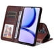 thumbnail image 2 of Funda Billetera para Realme C51 con Porta Tarjetas y Soporte Ajustable Marrón, 2 of 5