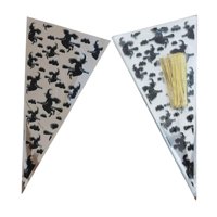 Magideal - Bolsas De Dulces De Halloween De 100 Piezas, Bolsa De Para Aperitivos, Bolsa De Embalaje De Regalo, Bolsa De Almacenamiento Transparente Para Bruja